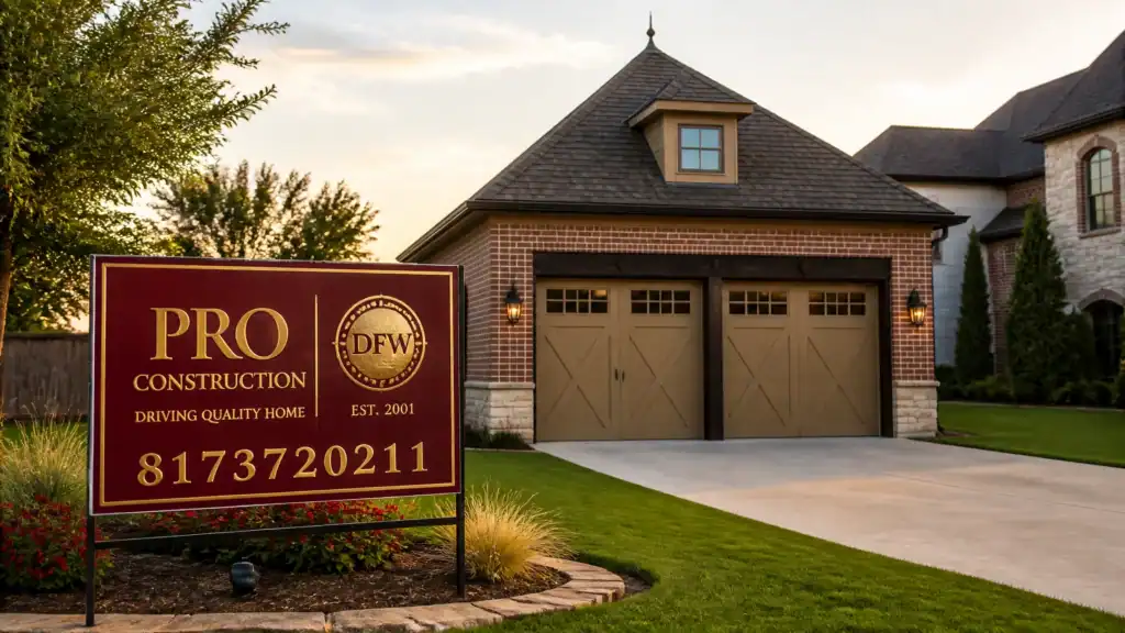 Detached Garages in North Texas: A Smarter Way to Add Space Without Compromising Your Home