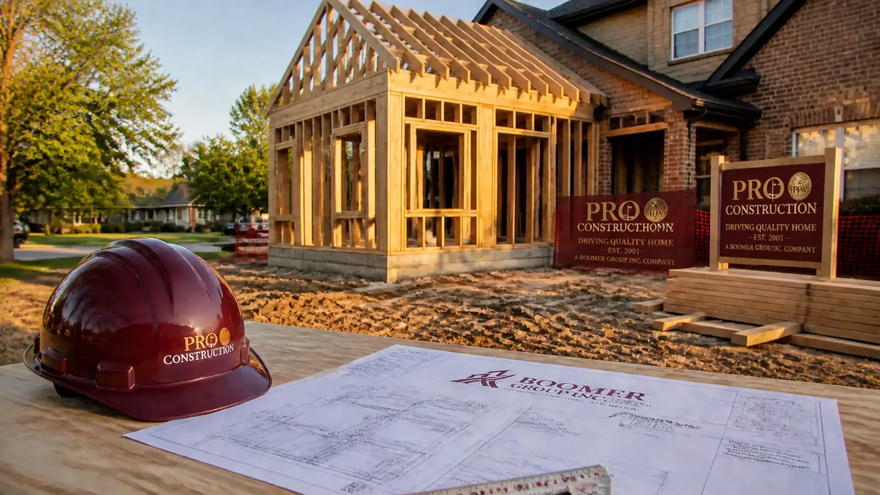 Residential construction project