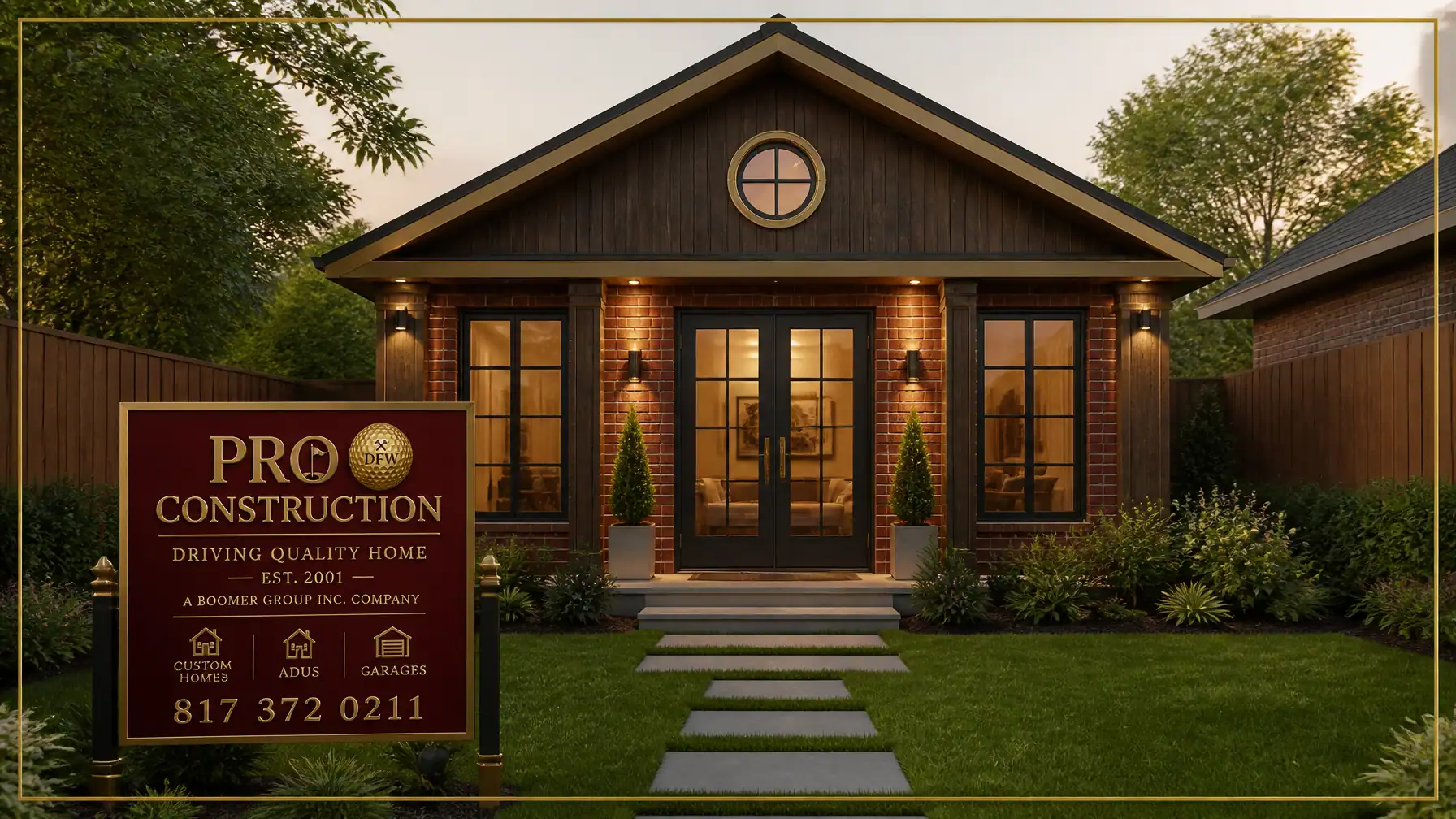 Residential construction project