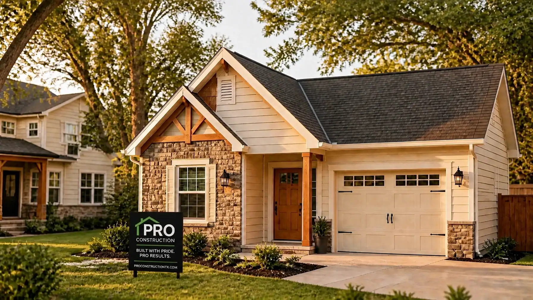 Residential construction project