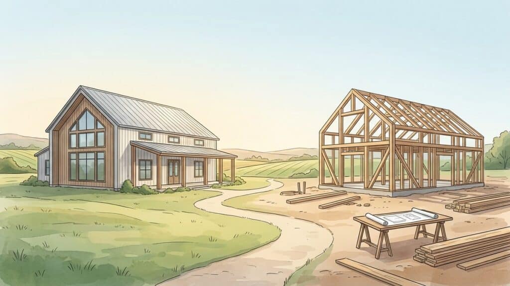 Barndominiums for Sale: Buy Existing or Build Custom?