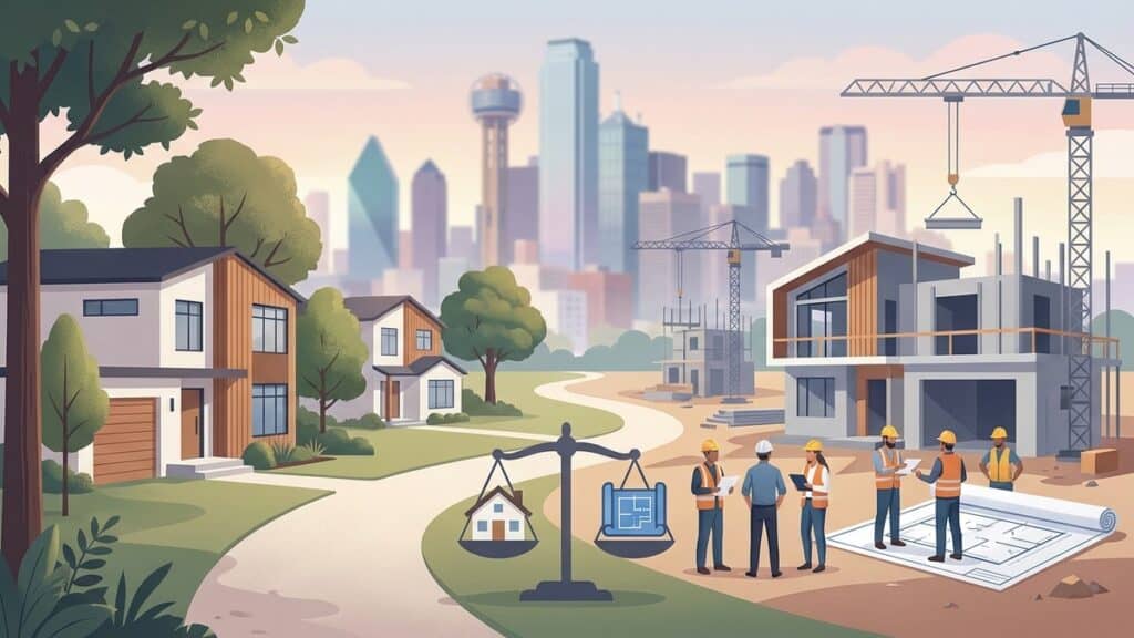 Homes in Dallas, TX: A Builder’s Guide to Buying vs Building